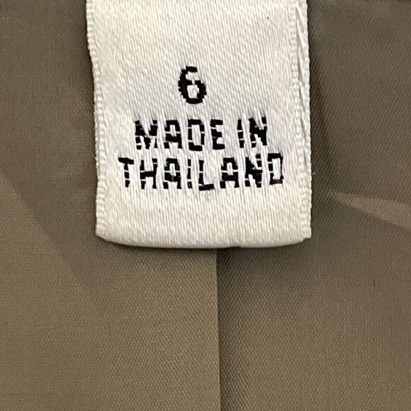 Talbots Blazer Suit Jacket Size 6 Brown Wool Career Academia Preppy Professional - Picture 9 of 11